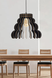 Candeeiro de Teto – 70 cm – Preto – MDF