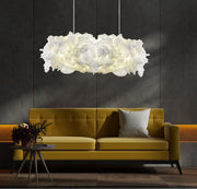 Candeeiro de Teto – 90 x 45 cm – Branco – Algodão