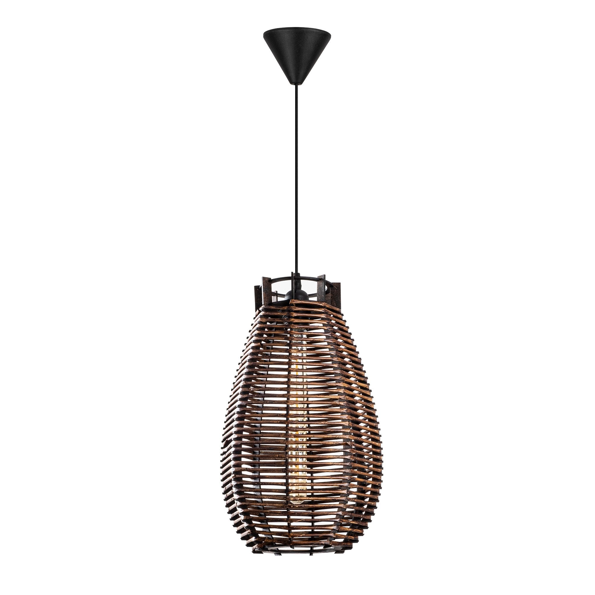 Candeeiro de Teto – 80 cm – Cor de Antiguidade – Madeira