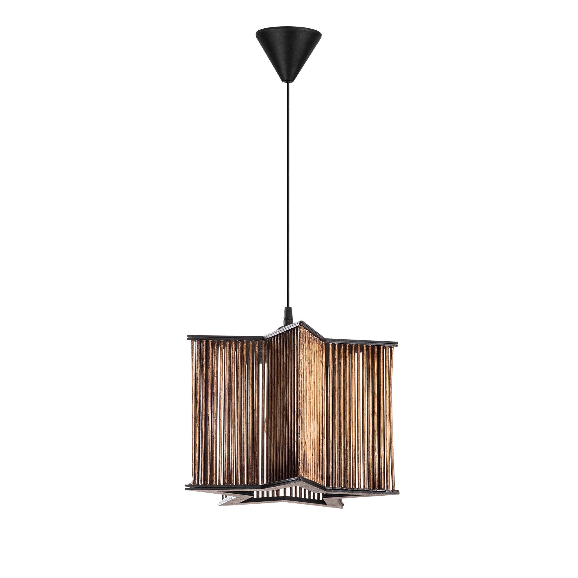 Candeeiro de Teto – 60 cm – Antiguidade – Madeira