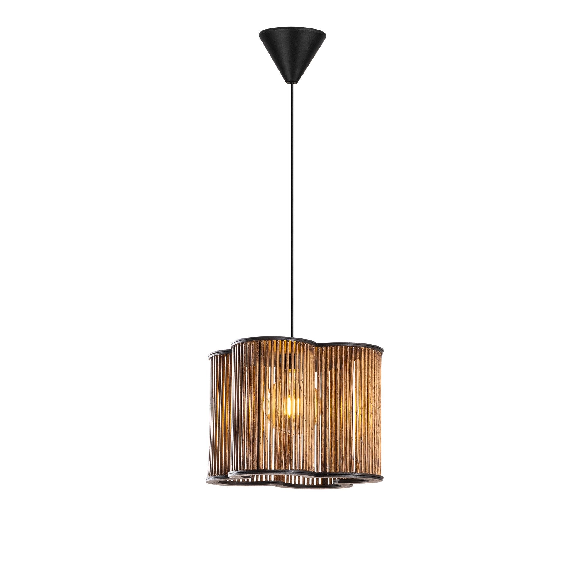 Candeeiro de Teto – 70 cm – Cores antiquadas – Madeira