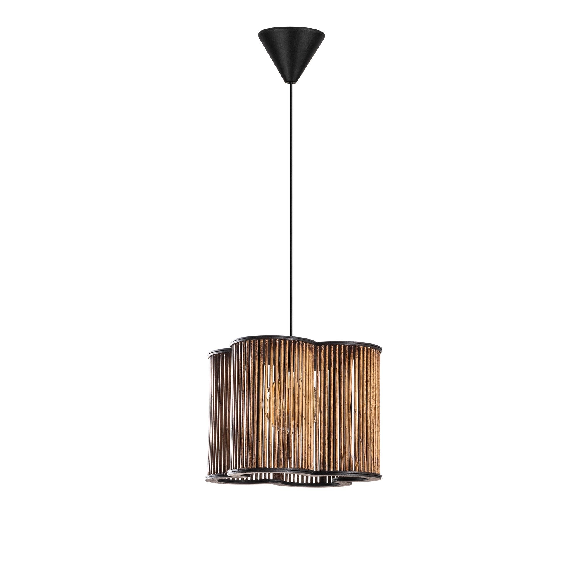 Candeeiro de Teto – 70 cm – Cores antiquadas – Madeira
