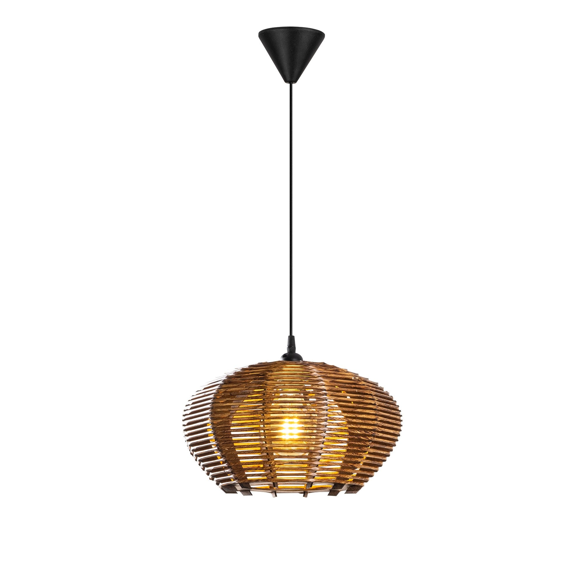 Candeeiro de Teto – 60 cm – Cor de antiguidade – Madeira