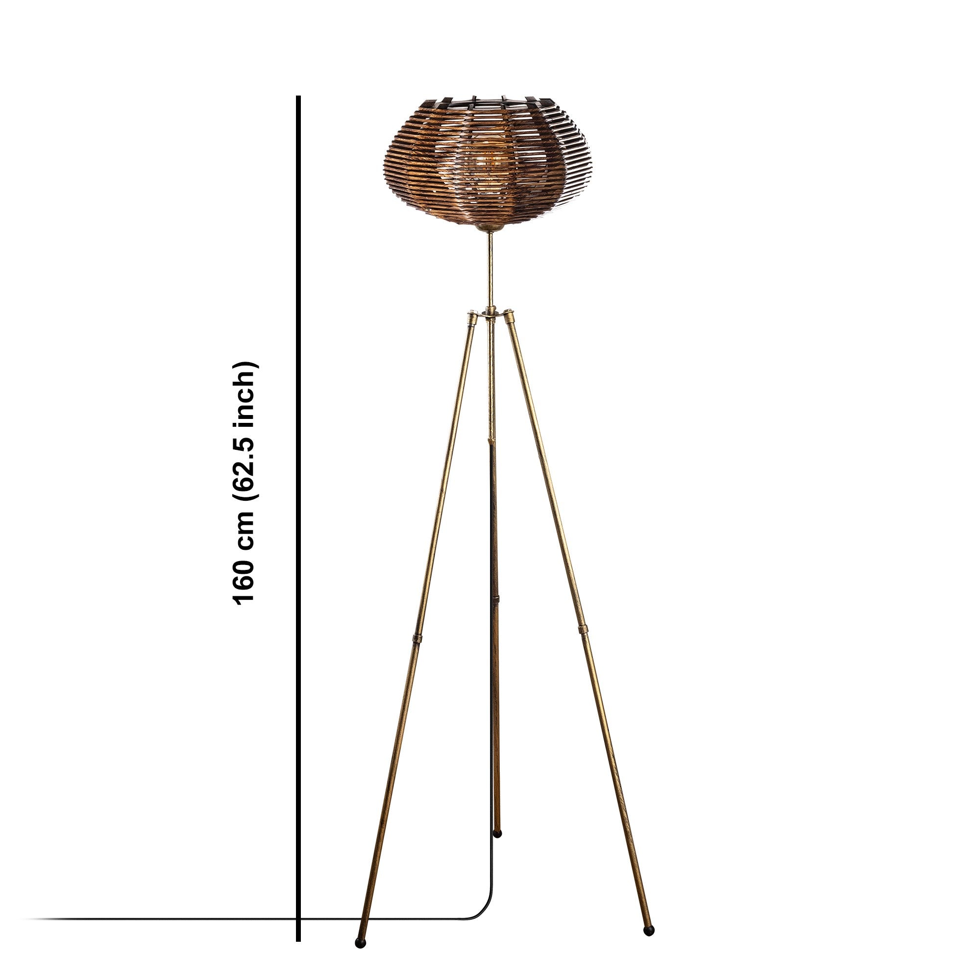 Candeeiro de Pé – 160 cm – Antiguidade – Metal