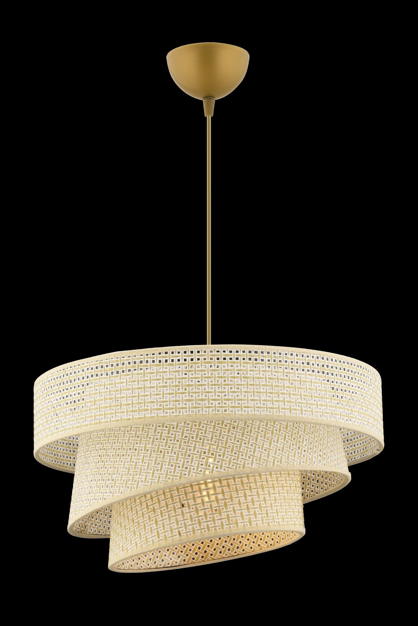 Candeeiro de Teto – 72 cm – Creme – Metal