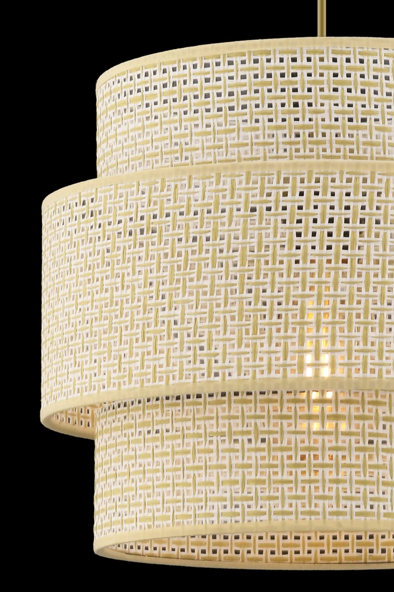 Candeeiro de Teto – 30 x 30 cm – Creme – Metal