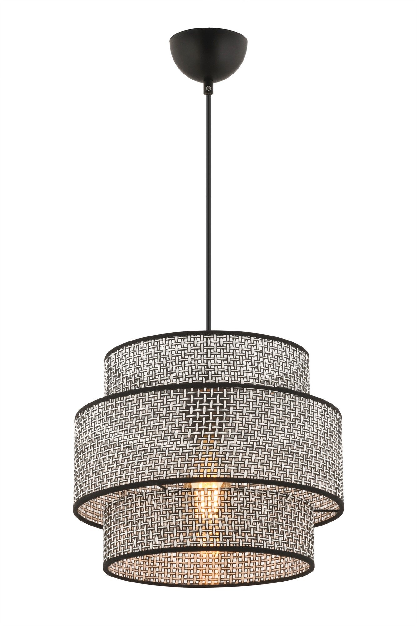 Candeeiro de Teto – 65 cm – Cinza – Metal