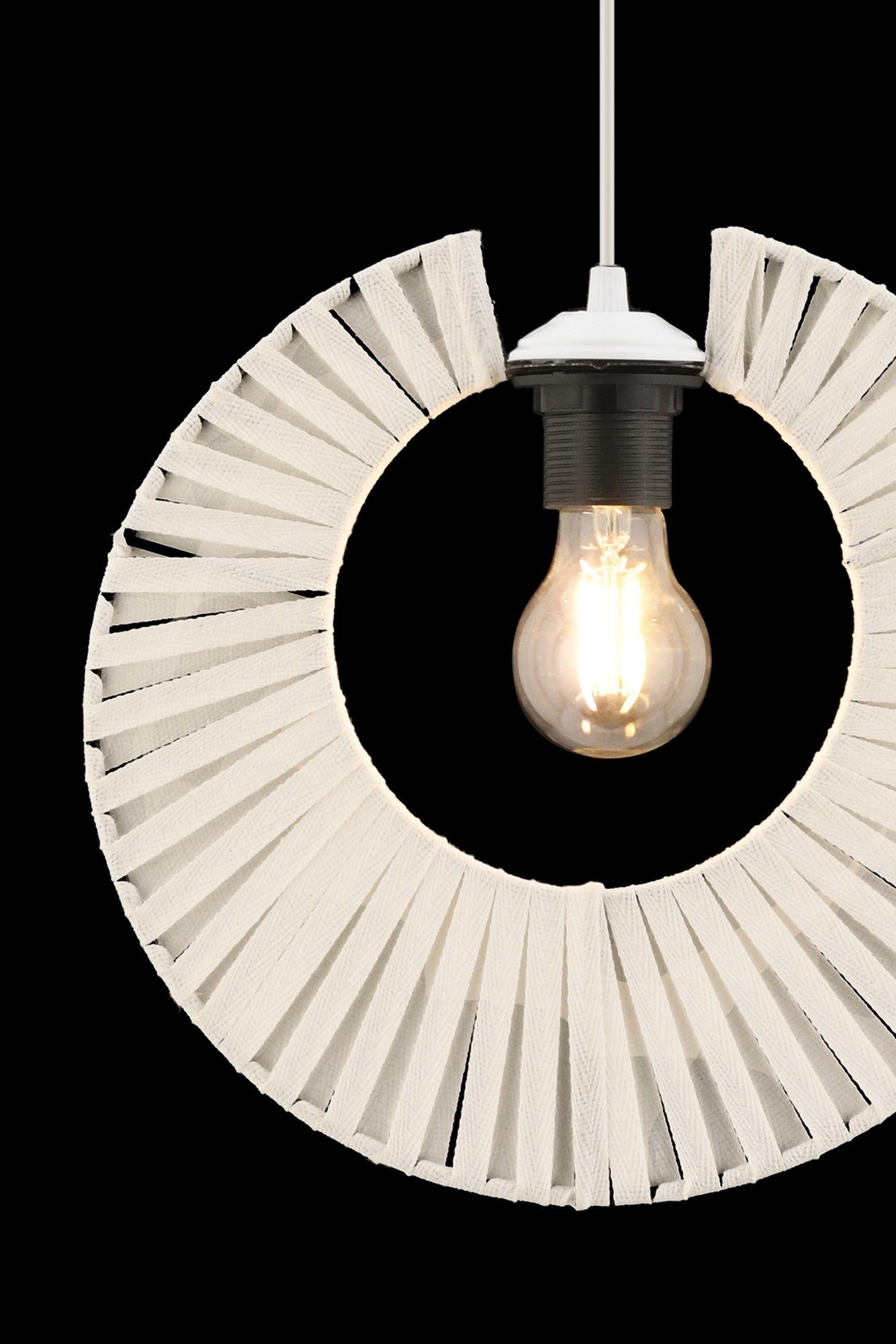 Candeeiro de Teto – 30 cm – Branco – Metal