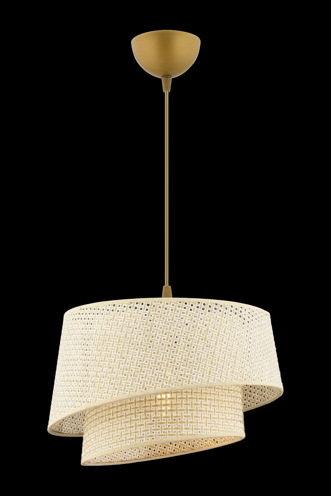 Candeeiro de Teto – 32 x 32 cm – Creme – Metálico