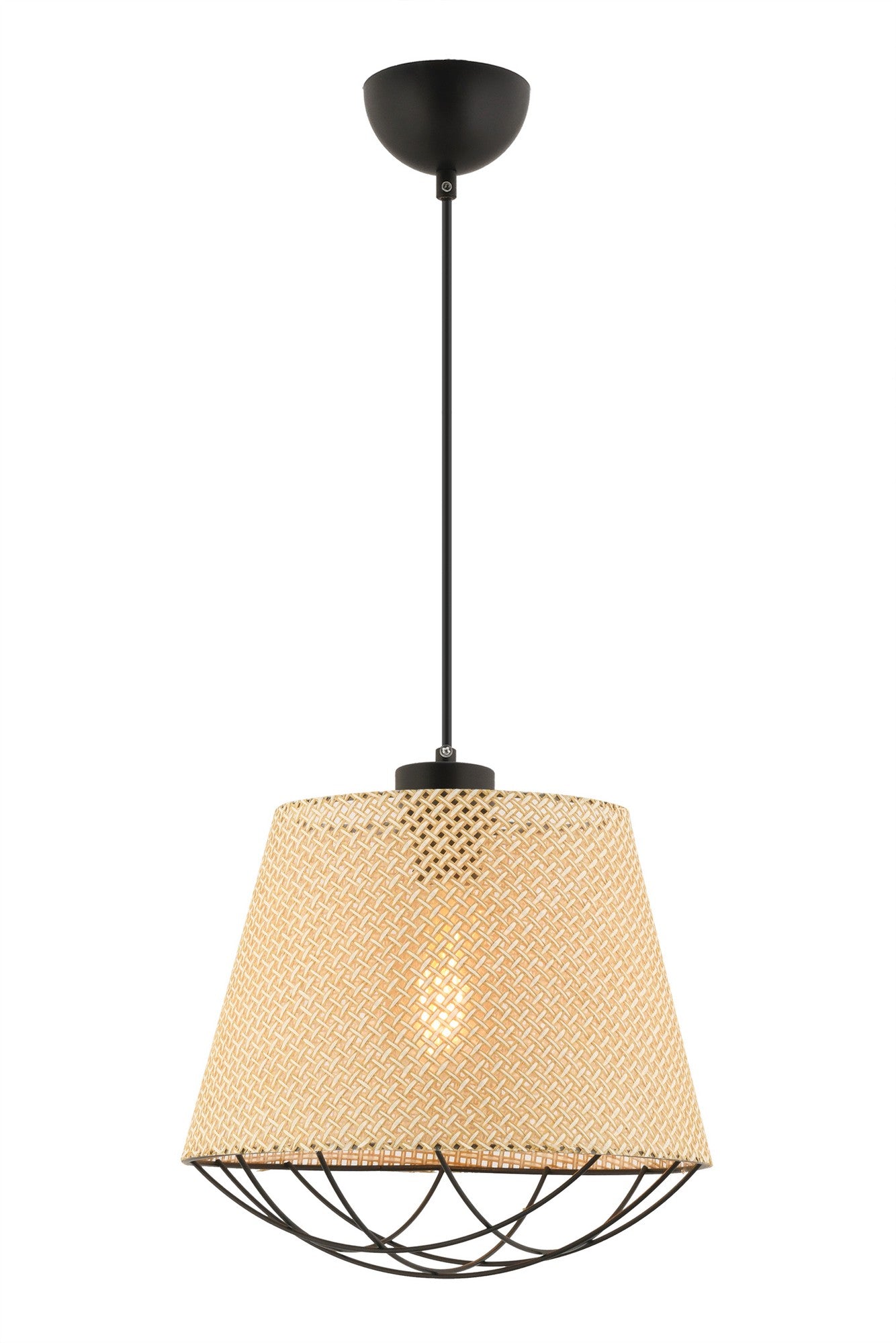 Candeeiro de Teto – 30 x 30 cm – Camel – Metal