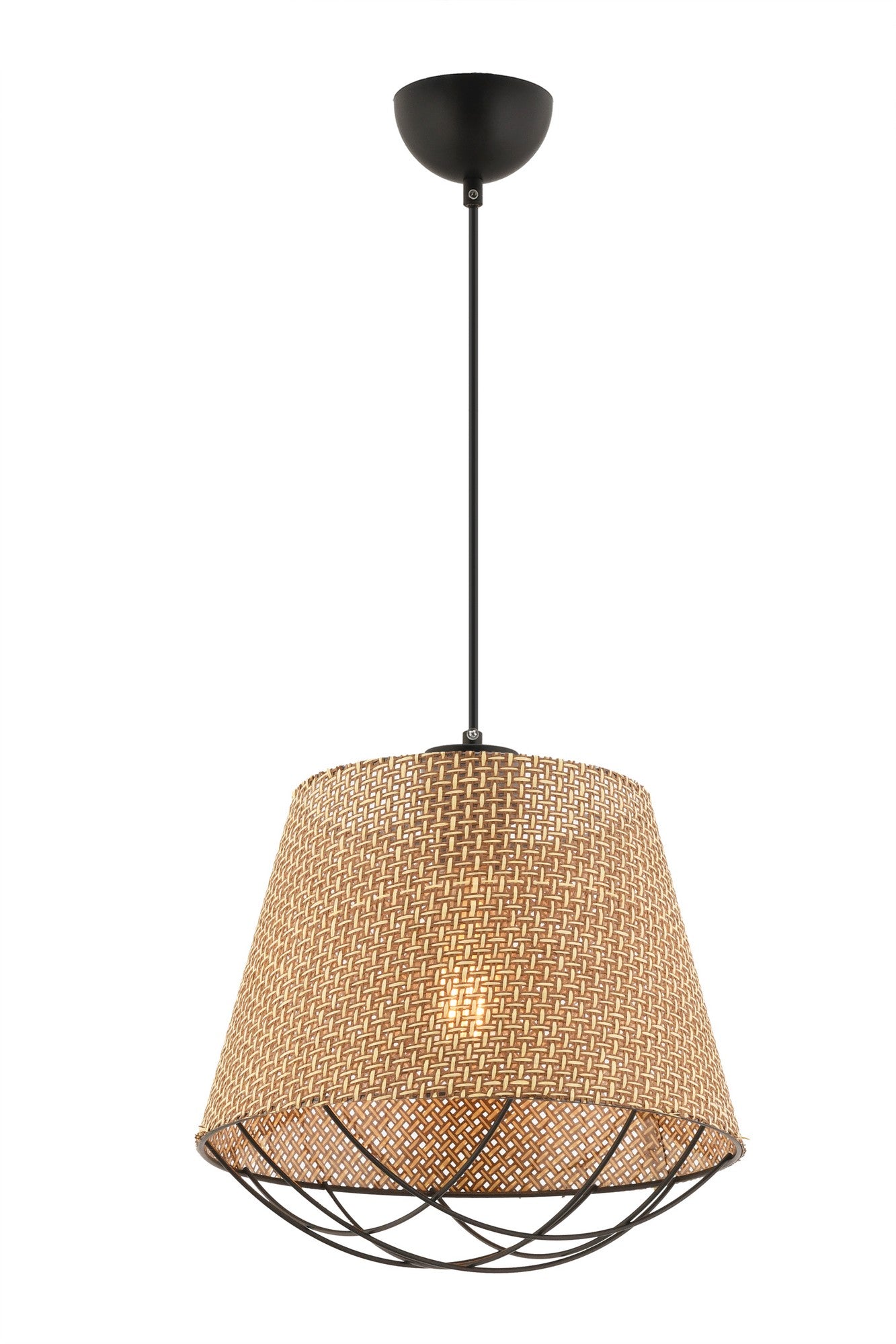 Candeeiro de Teto – 65 cm – Bege – Metálico