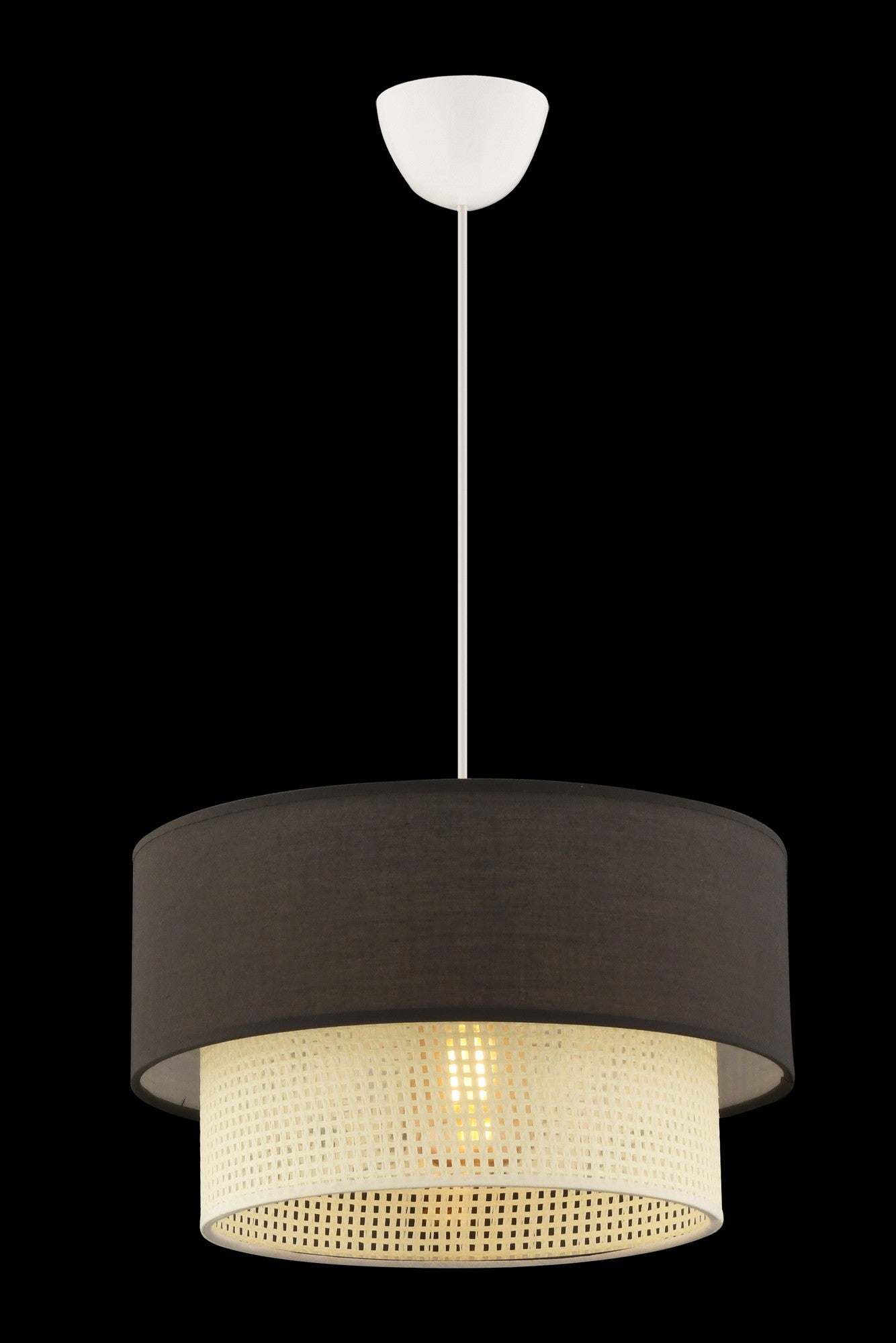 Candeeiro de Teto – 65 cm – Branco, Antracite – Metal