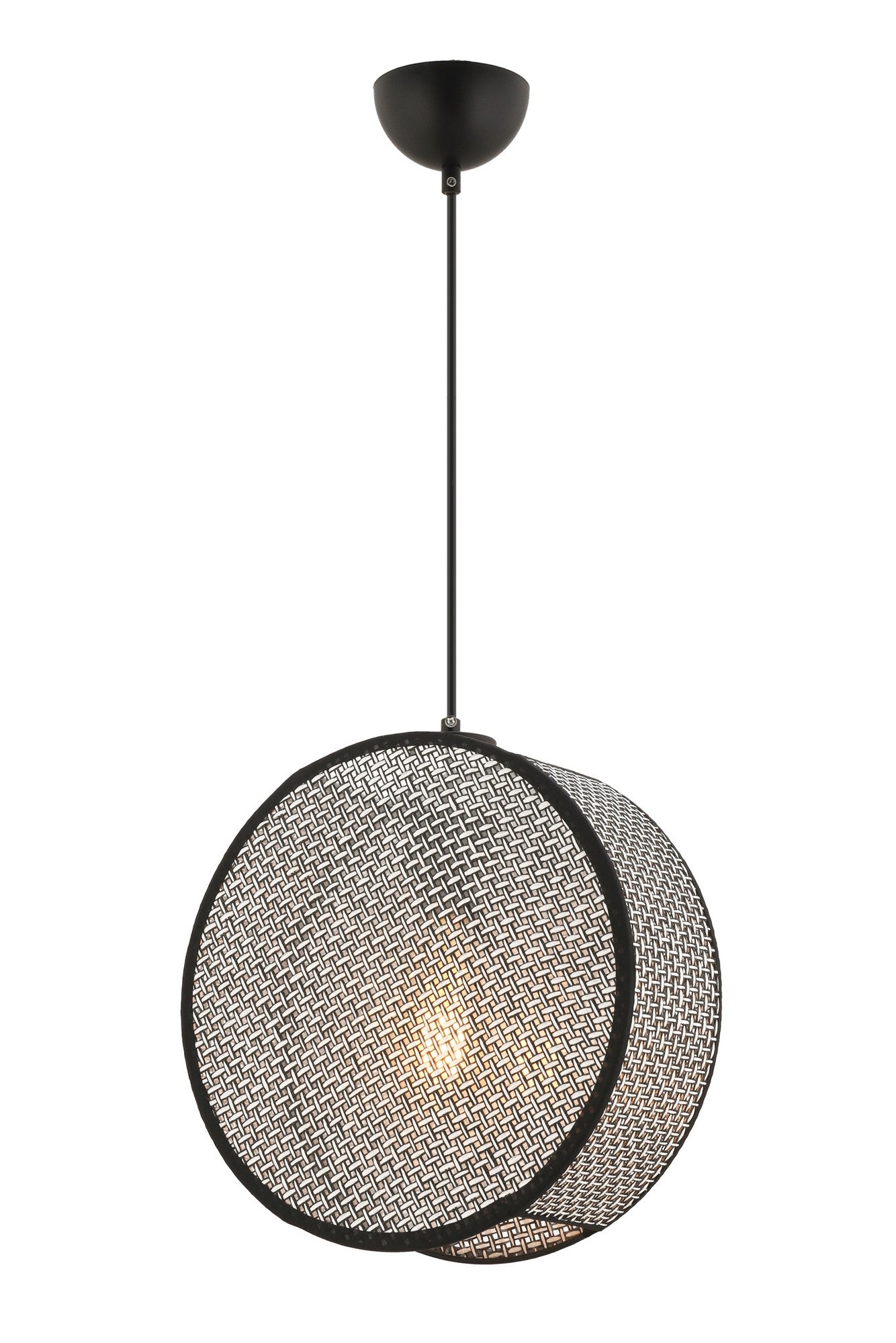 Candeeiro de Teto – 75 cm – Cinza – Metal