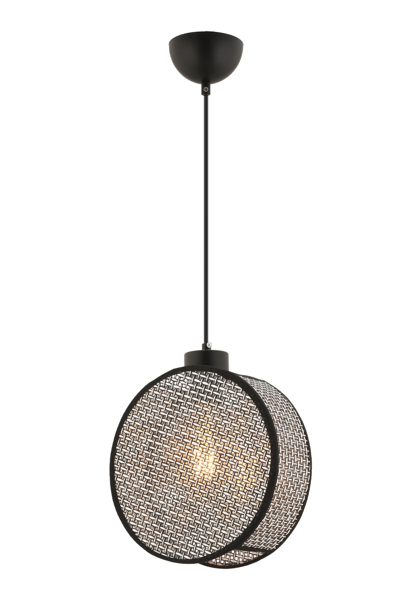 Candeeiro de Teto – 65 cm – Cinza – Metal
