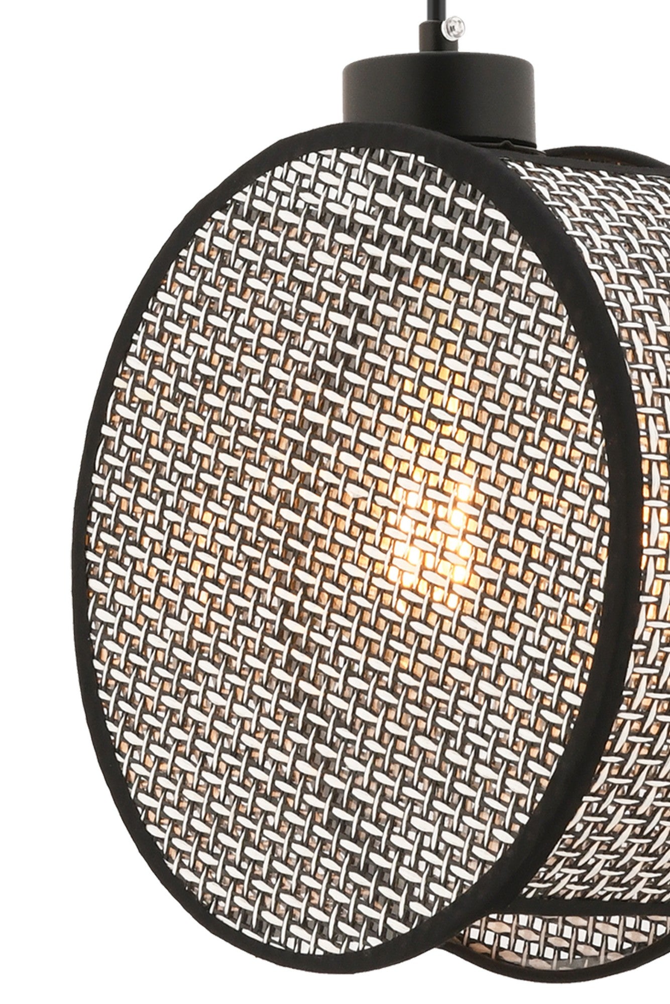 Candeeiro de Teto – 65 cm – Cinza – Metal