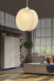 Candeeiro de Teto – 65 cm – Branco – Metálico