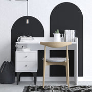 Secretária Moderna – 100 cm x 80 cm x 45 cm – Branca – MDF