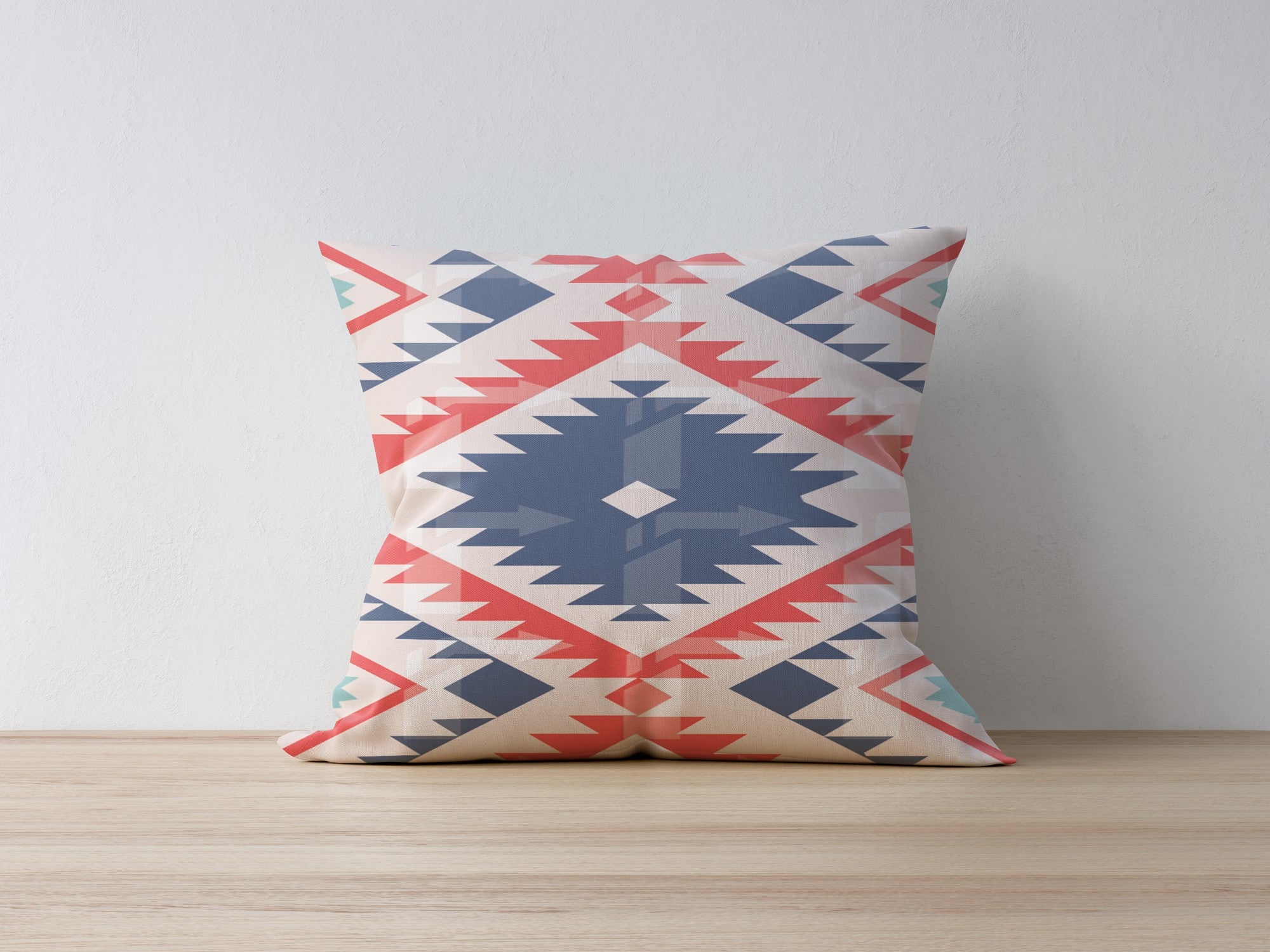 Capa de Almofada – 43 x 43 cm – Multicolorido – 50% Poliéster, 50% Algodão