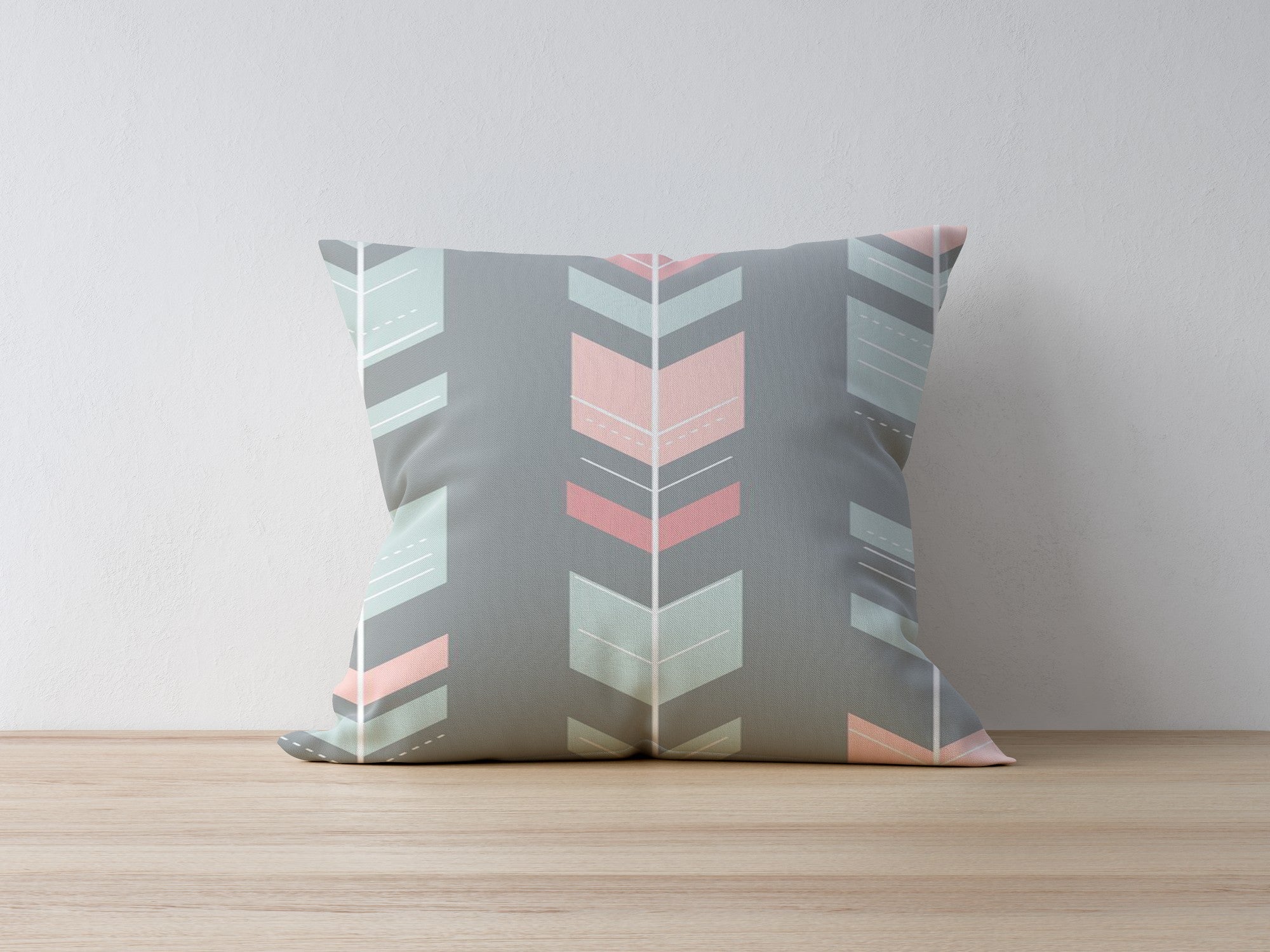 Capa de Almofada – 43 x 43 cm – Multicolorido – 50% Poliéster, 50% Algodão