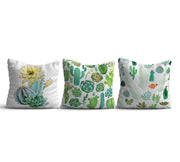 Conjunto de capa de almofada – 43 x 43 cm – Multicolorido – 50% Algodão / 50% Poliéster