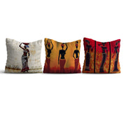 Conjunto de capas de almofada – 43 x 43 cm – Multicolorido – Algodão e poliéster
