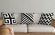 Conjunto de capas de almofada – 43 x 43 cm – Multicolorido – Algodão/Poliéster