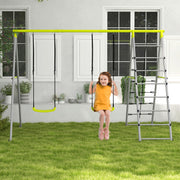 Baloiço para Crianças – 260x185x180 cm – Verde – Metal