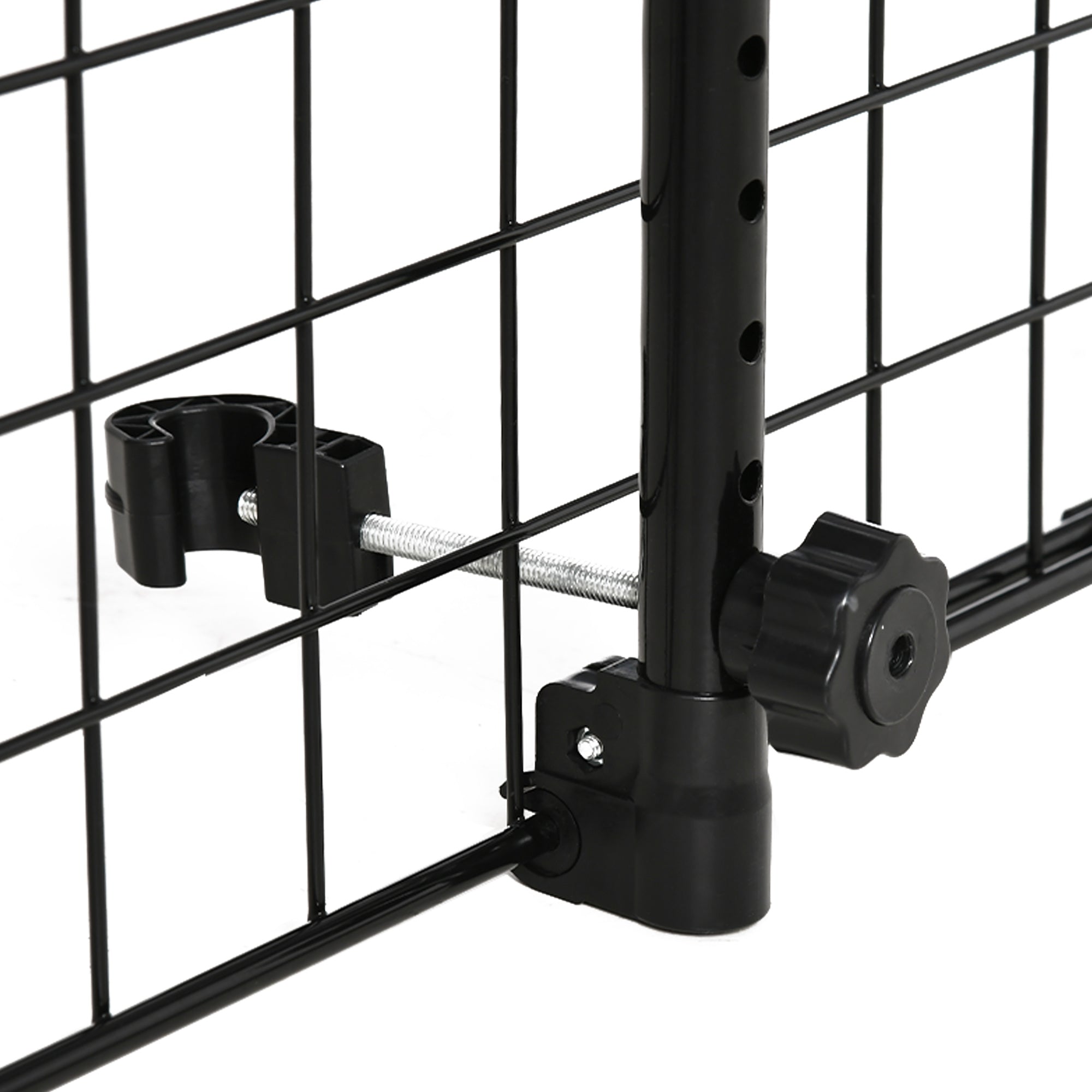 Grade de Segurança para Cães – 91-152x30cm – Preto – Metal e plástico