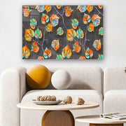 Quadro Decorativo em Vidro Temperado Multicolor 40x60cm - Arte Moderna para Parede