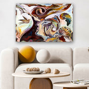 Quadro Decorativo em Vidro Temperado Multicolor 70x100cm - 4mm de Espessura