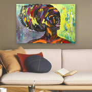 Quadro Decorativo em Vidro Temperado Multicolor 70x100cm - Arte Moderna para Parede