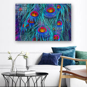 Quadro Decorativo em Vidro Temperado Multicolor 50x70cm - Arte Moderna para Parede