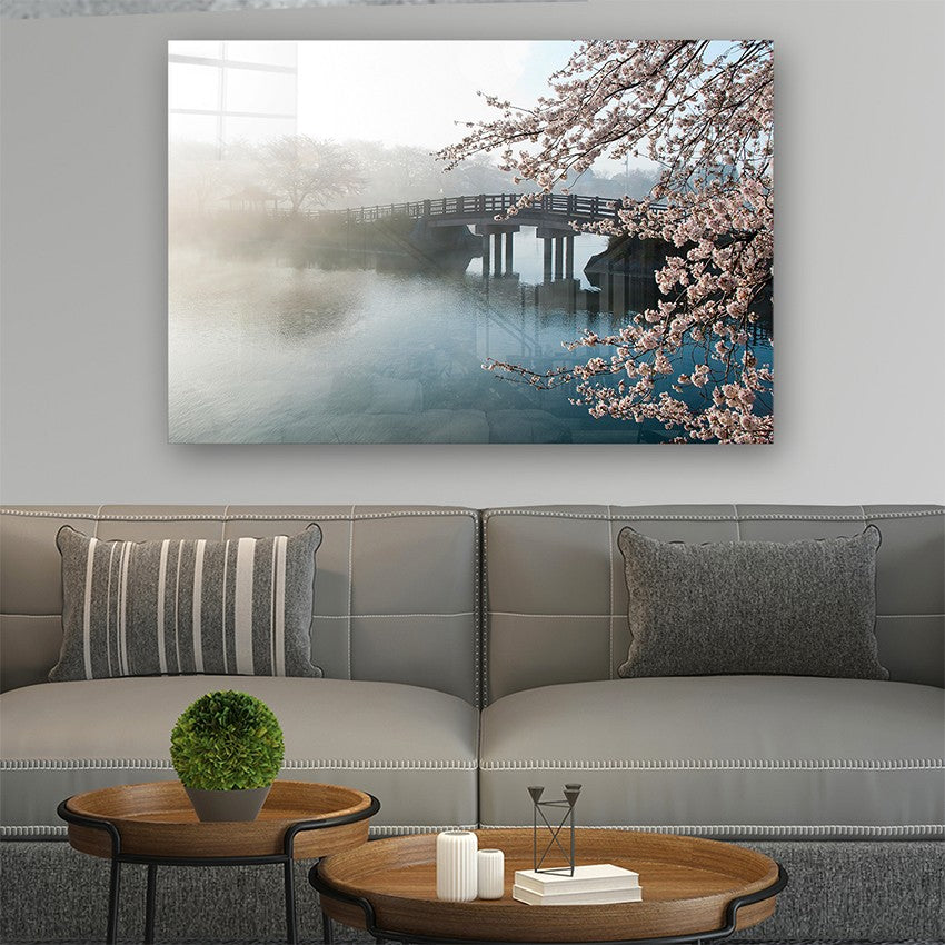 Quadro Decorativo em Vidro Temperado Multicolor 40x60cm - Arte Moderna para Parede