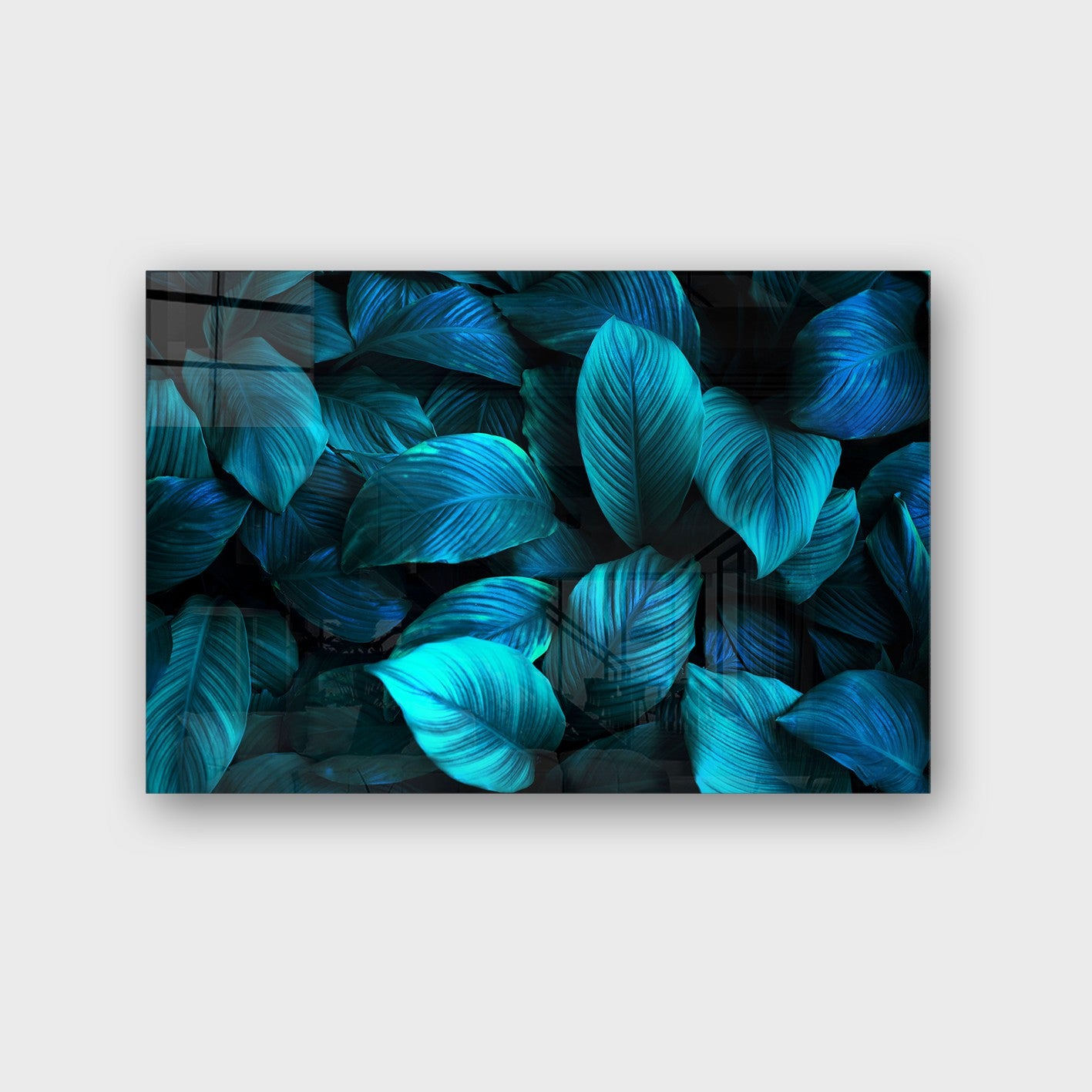 Quadro Decorativo em Vidro Temperado Multicolor 40x60cm - Arte Moderna para Parede