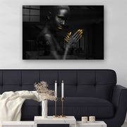 Quadro Decorativo em Vidro Temperado Multicolor 40x60cm - Arte Moderna para Parede