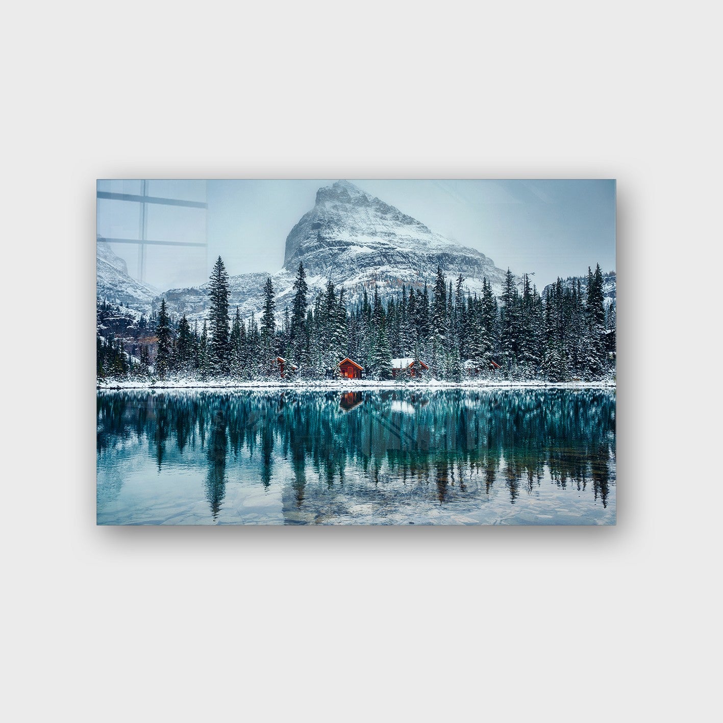 Quadro Decorativo em Vidro Temperado Multicolor 40x60cm - Arte Moderna para Parede