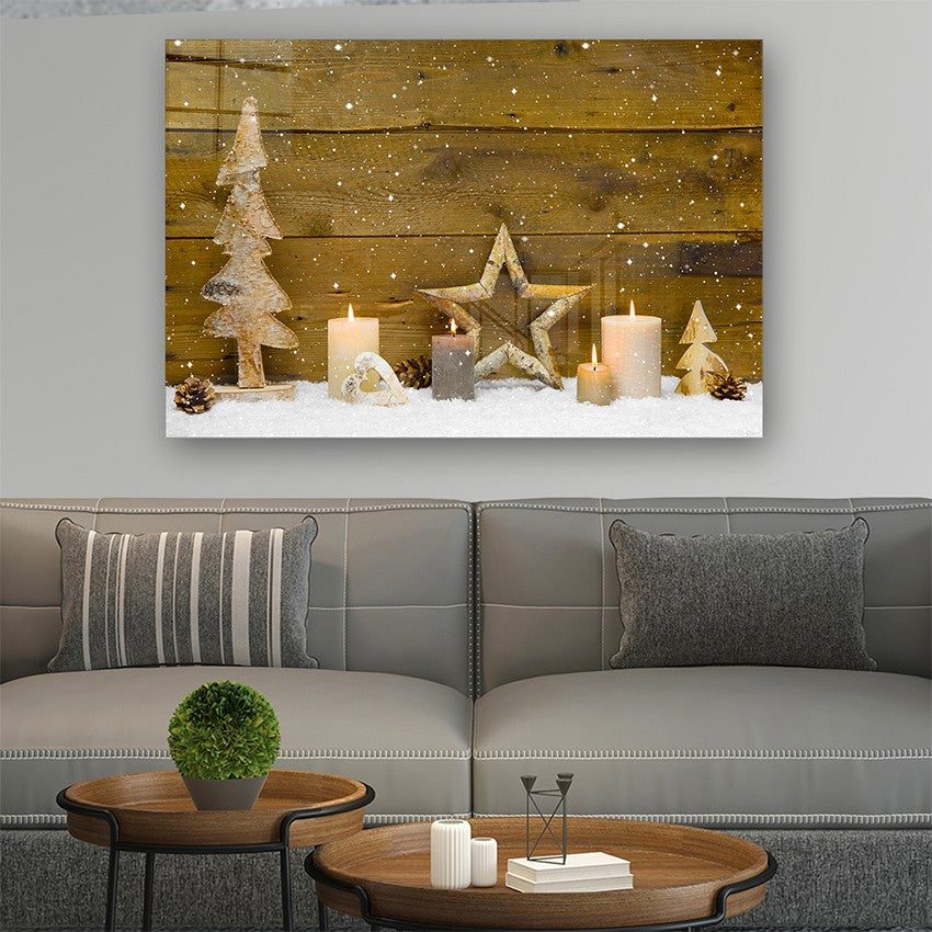 Quadro Decorativo em Vidro Temperado Multicolor 50x70cm - Arte Moderna para Parede