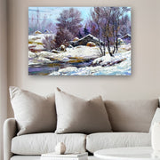 Quadro Decorativo em Vidro Temperado Multicolor 50x70cm - Arte Moderna para Parede