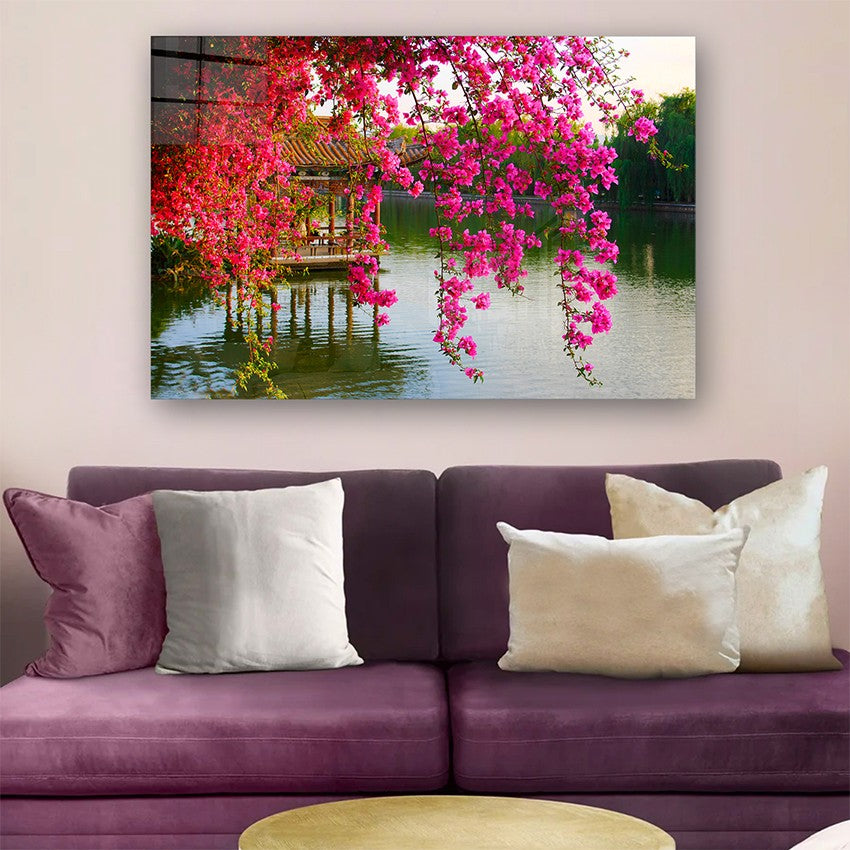 Quadro Decorativo em Vidro Temperado Multicolor 40x60cm - Arte Moderna para Parede