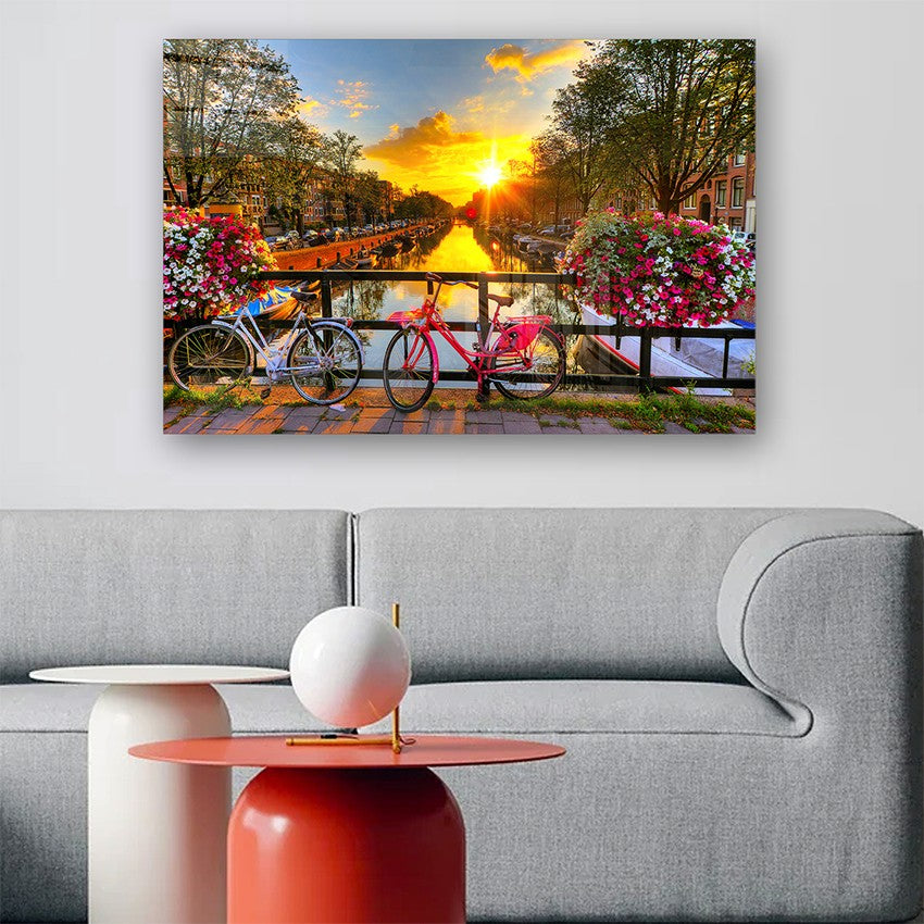 Quadro Decorativo em Vidro Temperado Multicolor 70x100cm - Arte Moderna para Parede