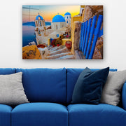 Quadro Decorativo em Vidro Temperado Multicolor 50x70cm - Arte Moderna para Parede