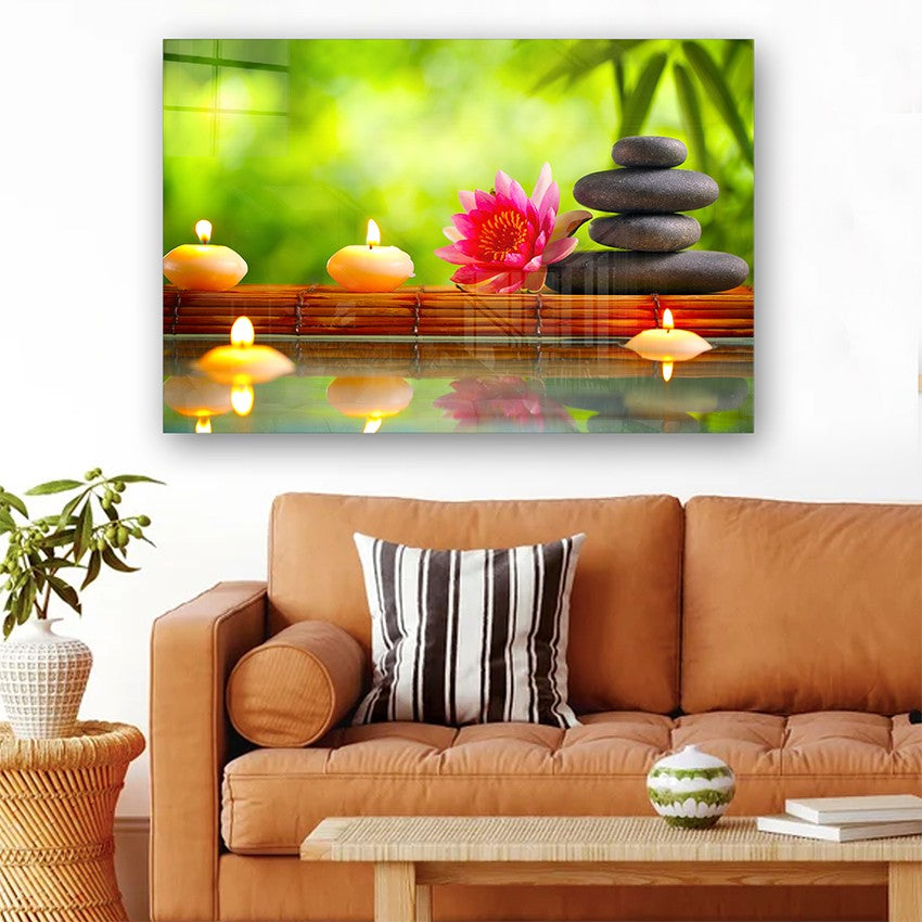 Quadro Decorativo em Vidro Temperado Multicolor 70x100cm - Arte Moderna para Parede