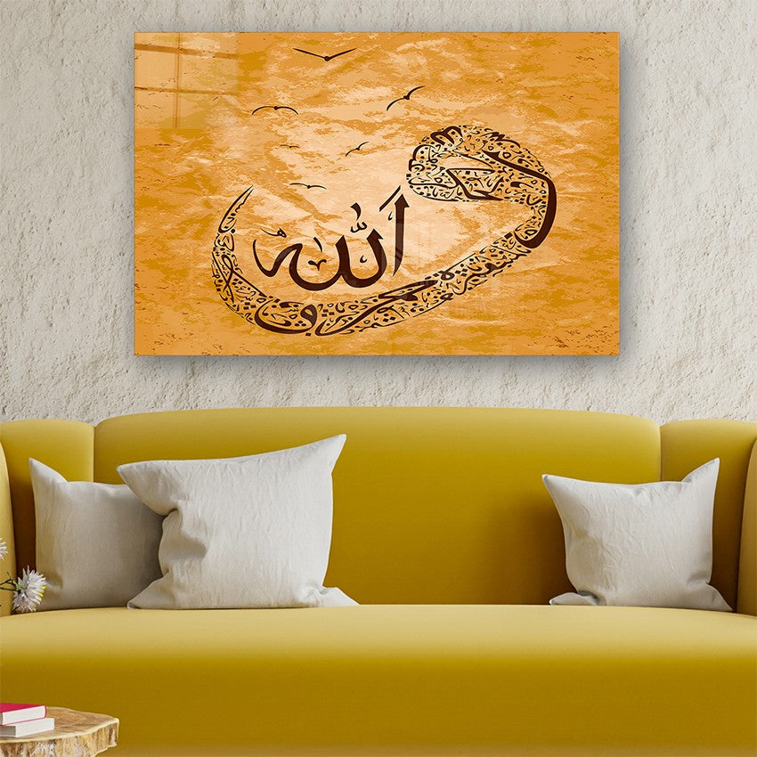 Quadro Decorativo em Vidro Temperado Multicolor 40x60cm - Arte Moderna para Parede