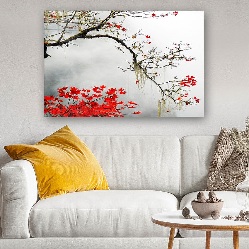 Quadro Decorativo em Vidro Temperado Multicolor 40x60cm - Arte Moderna para Parede