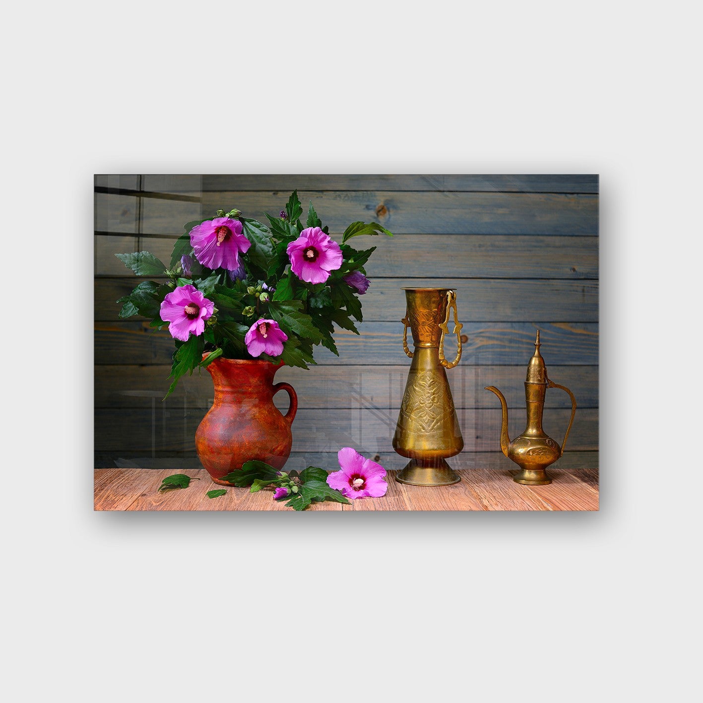 Quadro Decorativo em Vidro Temperado Multicolor 50x70cm - Arte Moderna para Parede