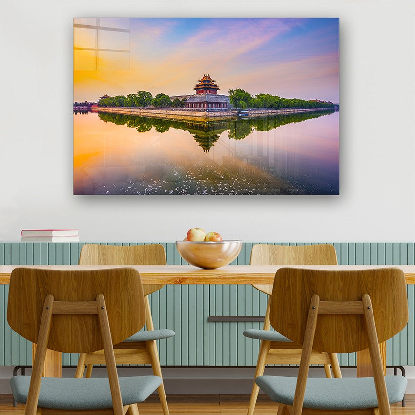 Quadro Decorativo em Vidro Temperado Multicolor 70x100cm - Arte Moderna para Parede