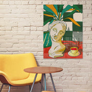 Quadro Decorativo em Vidro Temperado Multicolor 50x70cm - Arte Moderna para Parede