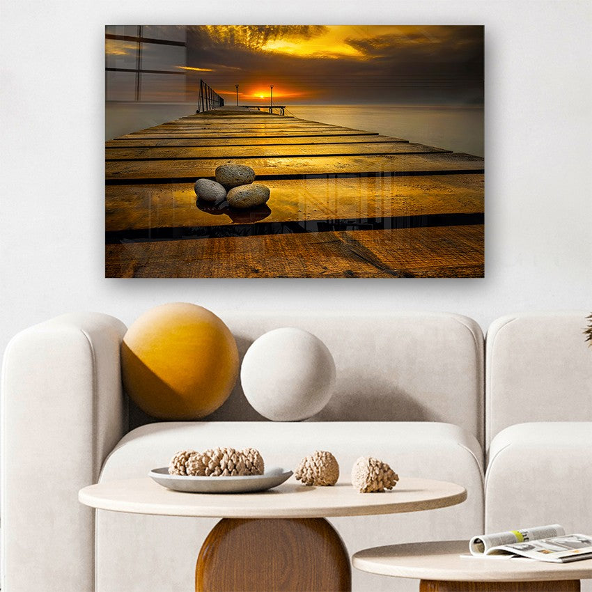 Quadro Decorativo em Vidro Temperado Multicolor 70x100cm - Arte Moderna para Parede