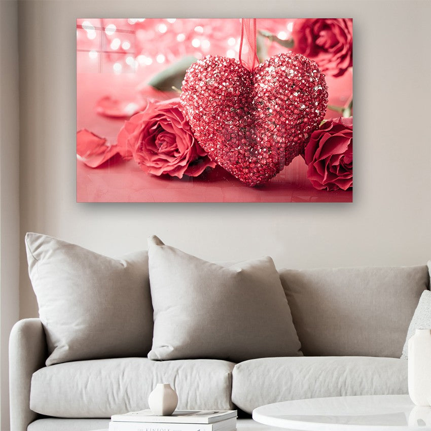 Quadro Decorativo em Vidro Temperado Multicolor 40x60cm - Arte Moderna para Parede