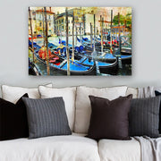 Quadro Decorativo em Vidro Temperado Multicolor 50x70cm - Arte Moderna para Parede